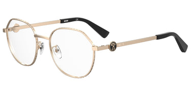 Premium Women Moschino Eyeglasses: MOS586 - Rose Gold - SpecSMART Eye Clinic (Diagonal View)